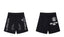 Hellstar Black White Side Print Shorts