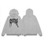 Revenge Grey Black Arch Logo Pullover Hoodie