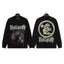 Hellstar Black Ghost Portrait Circle Logo Long Sleeve Tee