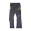 Gallery Dept. "DEPT. de la GALERIE" Paint Splatter Contrast Panel Sweatpants - Charcoal Grey
