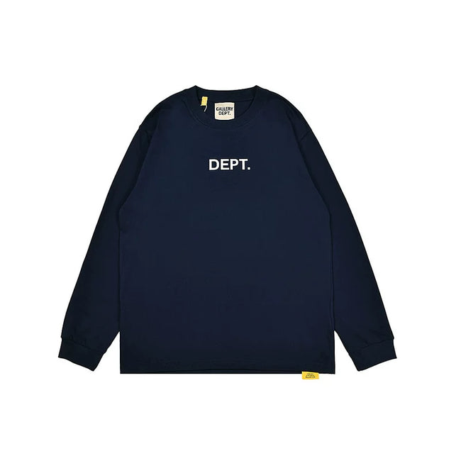 Gallery Dept. Minimalist DEPT. Logo Long Sleeve T-Shirt - Dark Navy/White Hover Image