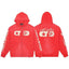 Hellstar Red Graphic Zip Hoodie