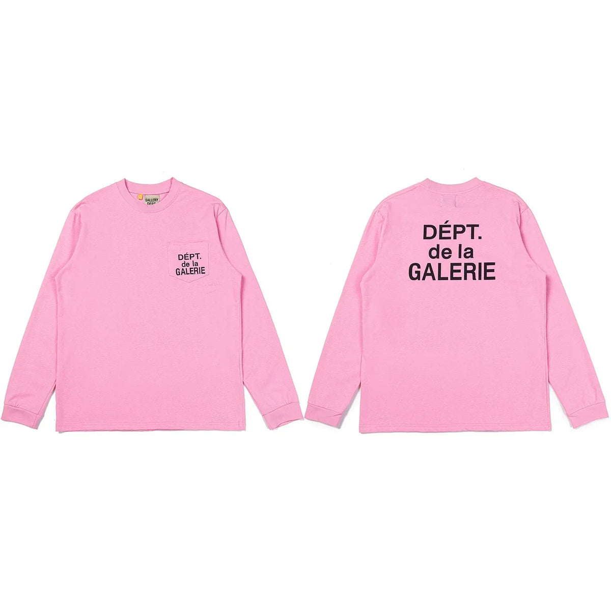 Gallery Dept. Pocket DÉPT. de la GALERIE Long Sleeve T-Shirt - Pink