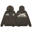 Hellstar Brown Washed Zip Up Hoodie