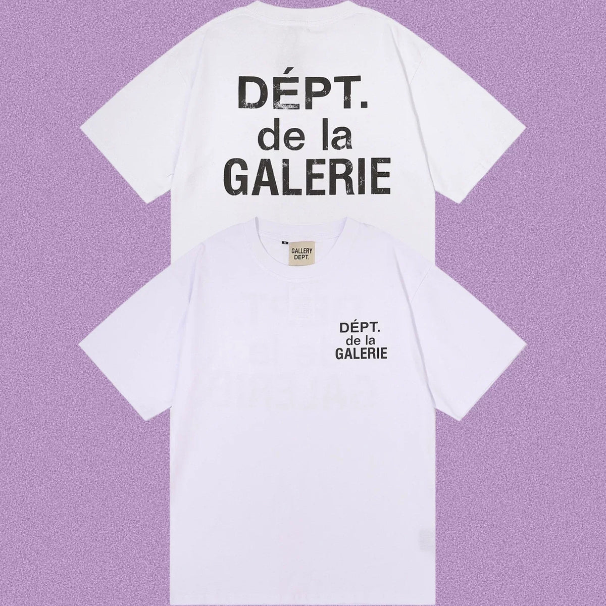 Gallery Dept. DÉPT. de la GALERIE Short Sleeve T-Shirt - White/Black