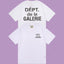 Gallery Dept. DÉPT. de la GALERIE Short Sleeve T-Shirt - White/Black