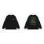 Anti Social Social Club Snake Green Logo Long Sleeve T-Shirt - Black