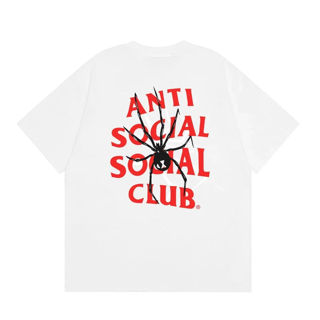 Anti Social Social Club Spider Red Logo T-Shirt - White Hover Image