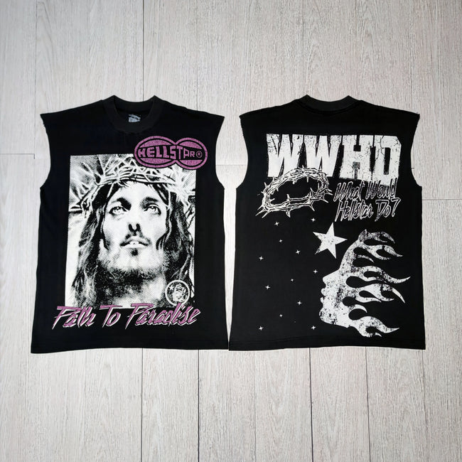 Hellstar Sleeveless Portrait Tank Top Hover Image