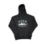 Black Vintage Star Graphic Hoodie – Oversized Streetwear Pullover Sweatshirt