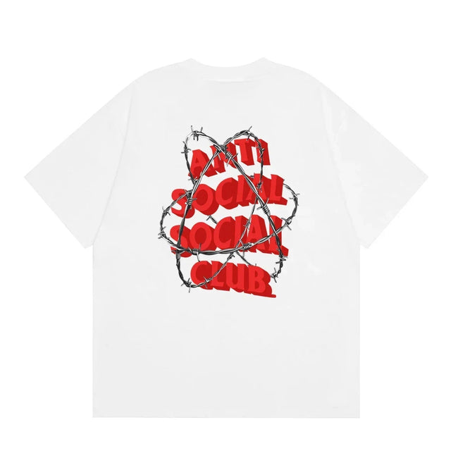 Anti Social Social Club Barbed Wire Logo T-Shirt - White Hover Image