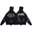 HELLSTAR Black Devil Face Graphic Hoodie