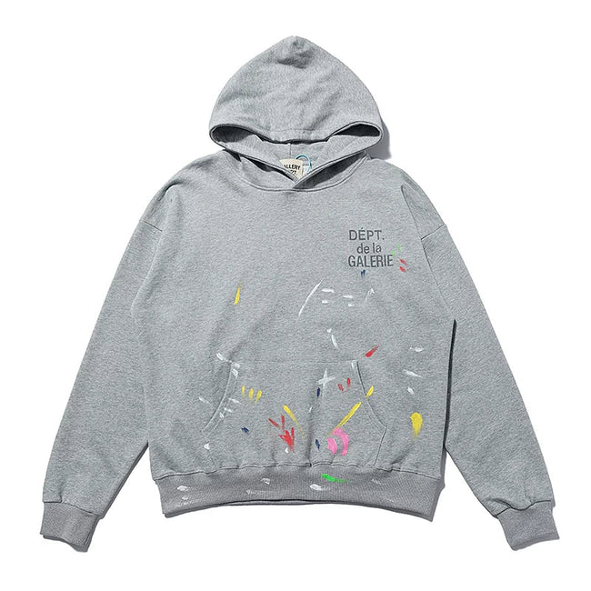 Gallery Dept. Paint Splatter Logo Hoodie Main Image