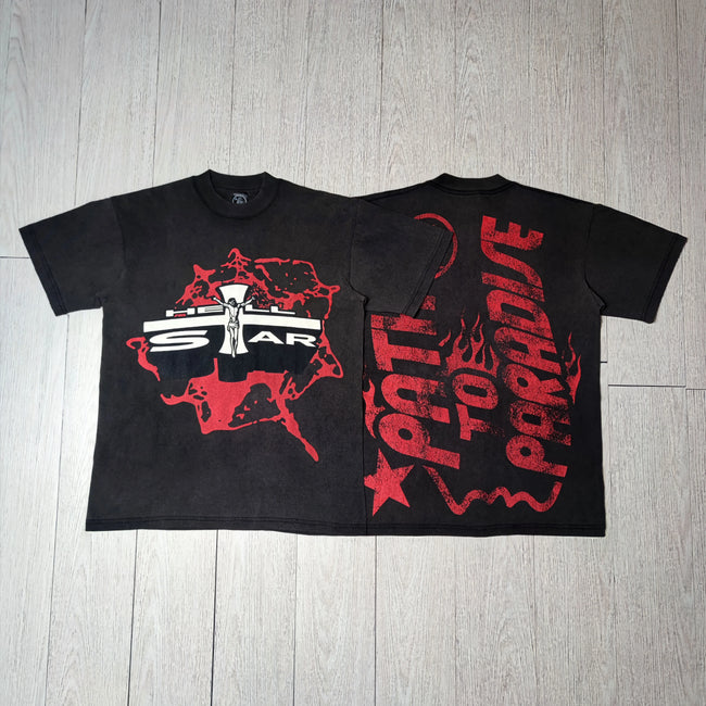 Hellstar Path To Paradise Red Graphic T-shirt Hover Image