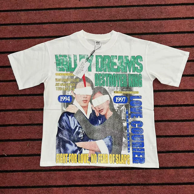 Valleydream White Couple Portrait Valley Dreams Vintage T-Shirt Hover Image