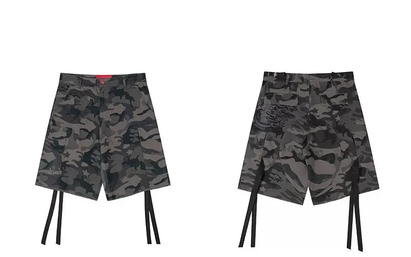 Hellstar Black Grey Camo Shorts