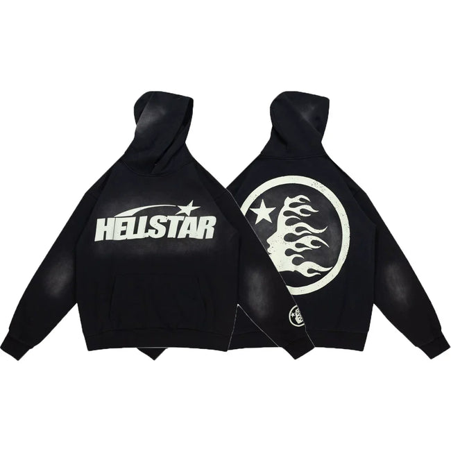 HELLSTAR Star Circle Logo Hoodie Hover Image