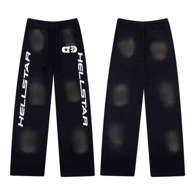 Hellstar Black Distressed HELLSTAR Sweatpants Hover Image
