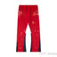 Gallery Dept. "DEPT. de la GALERIE" Paint Splatter Contrast Panel Sweatpants - Red