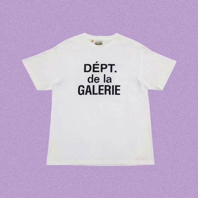Gallery Dept. DÉPT. de la GALERIE Short Sleeve T-Shirt - White/Black Hover Image