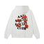 Anti Social Social Club Rose Red Logo Hoodie - White