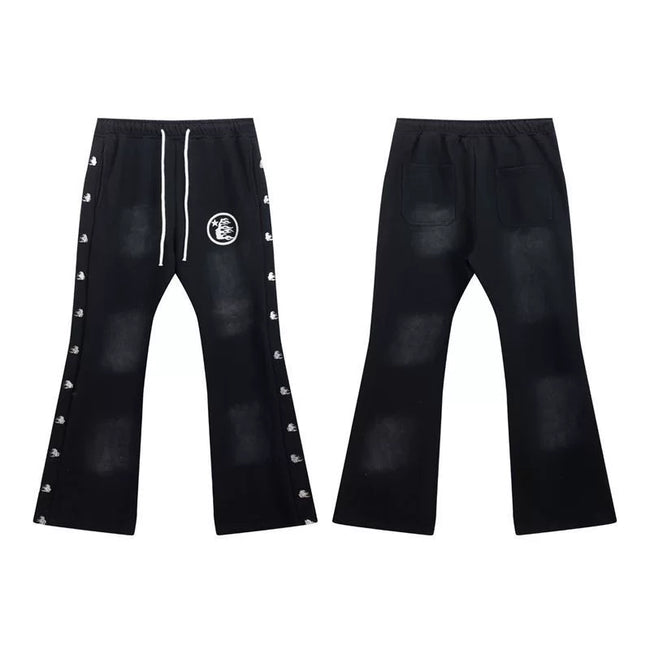 Hellstar Black Distressed Flare Pants Hover Image