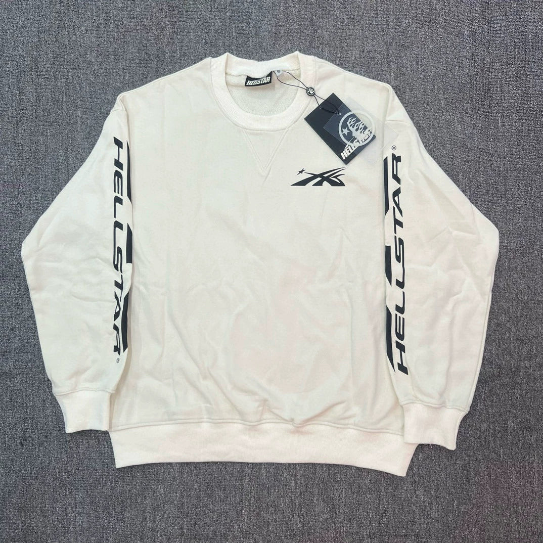 Hellstar Off White Crewneck Sweatshirt