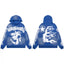 Hellstar Blue Skull Flame Hoodie