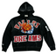 Valley Dreams Sun‑Moon Graphic Zip‑Up Hoodie, Unisex Black Vintage Streetwear Jacket