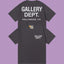 Gallery Dept. Hollywood Logo Short Sleeve T-Shirt - Dark Grey/White