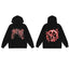 Revenge Earth Lightning Arch Logo Pullover Hoodie Black/red