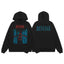 Revenge Black Anatomy Graphic Pullover Hoodie