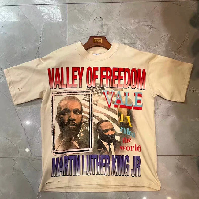Valleydream Beige Valley Of Freedom Basketball Portrait Vintage T-Shirt Hover Image