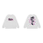 Anti Social Social Club Dragon Pink Logo Long Sleeve T-Shirt - White