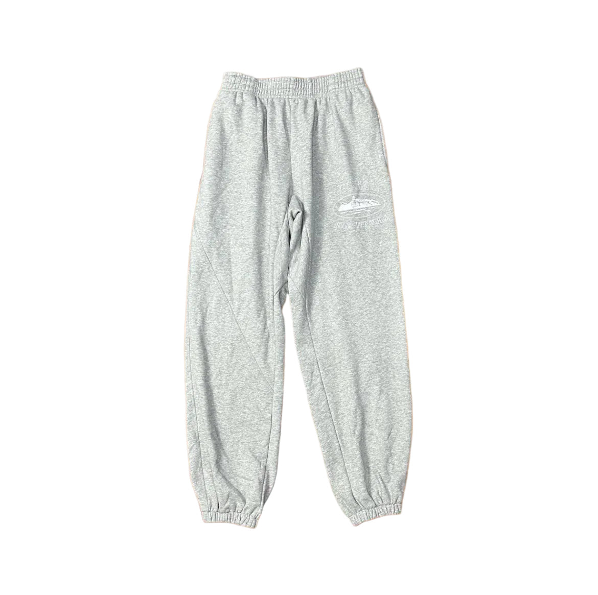 Grey Vintage Graphic Sweatpants – Oversized Streetwear Joggers