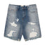 Gallery Dept. Heavy Distressed Ripped Denim Shorts