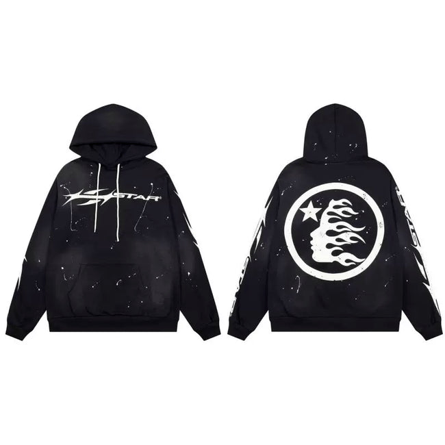 Hellstar Black Splatter Hoodie Hover Image