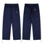 Navy Blue Utility Straight-Leg Pants | Minimalist Streetwear Cargo Pants with Functional Details