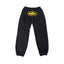 Corteiz Alcatraz Black Sweatpants — Signature Yellow Oval Logo on Relaxed-Fit Joggers