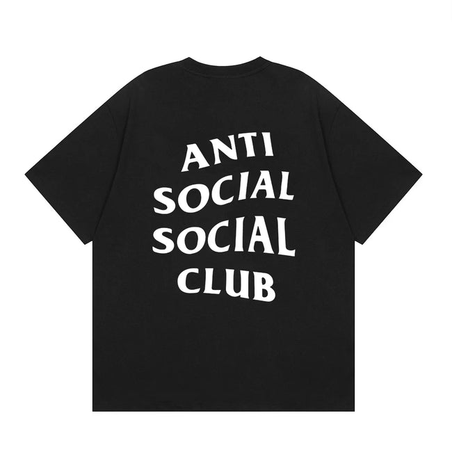 Anti Social Social Club Classic Logo T-Shirt - Black/White Hover Image