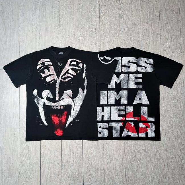 Hellstar Demon Face Graphic T-shirt Hover Image