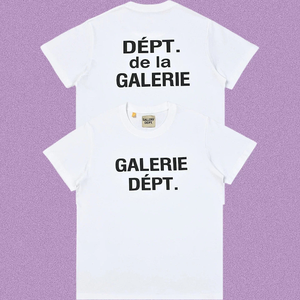 Gallery Dept. Galerie Dépt. Short Sleeve T-Shirt - White/Black