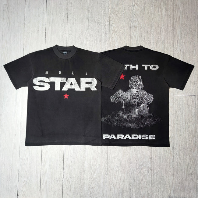 Hellstar Star Letter Logo Graphic T-shirt Hover Image