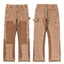 Gallery Dept. Paint Splatter Contrast Knee Patch Khaki Denim Jeans