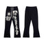 Hellstar Black Art Letter Sweatpants