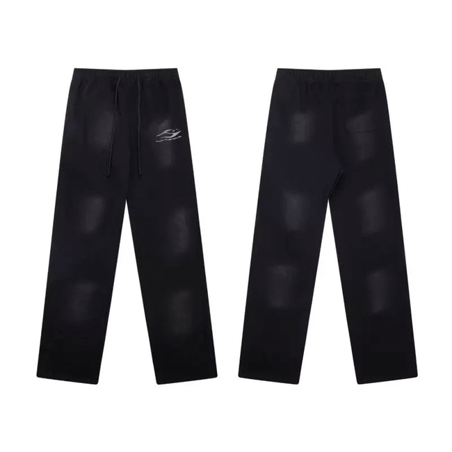 Hellstar Black Minimal Faded Logo Sweatpants Hover Image