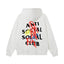 Anti Social Social Club Multi-Color Scribble Logo Hoodie - White