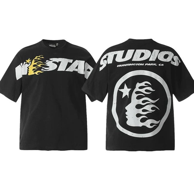 Hellstar Black Studios Flame Portrait Tee Hover Image