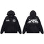 Hellstar Black Minimal Logo Zip Hoodie
