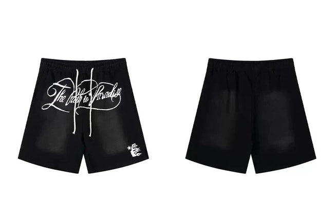 Hellstar Black Vintage Wash Shorts Hover Image